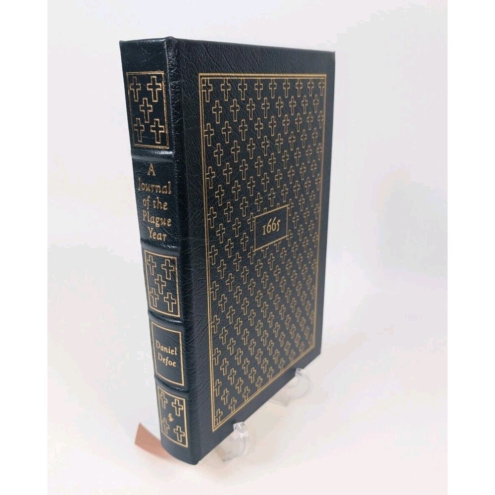 Easton Press Book Journal the Plague Year Defoe 100 Greatest Books Leather Illus